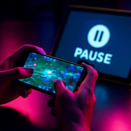 xx999bd pause settings on tablet